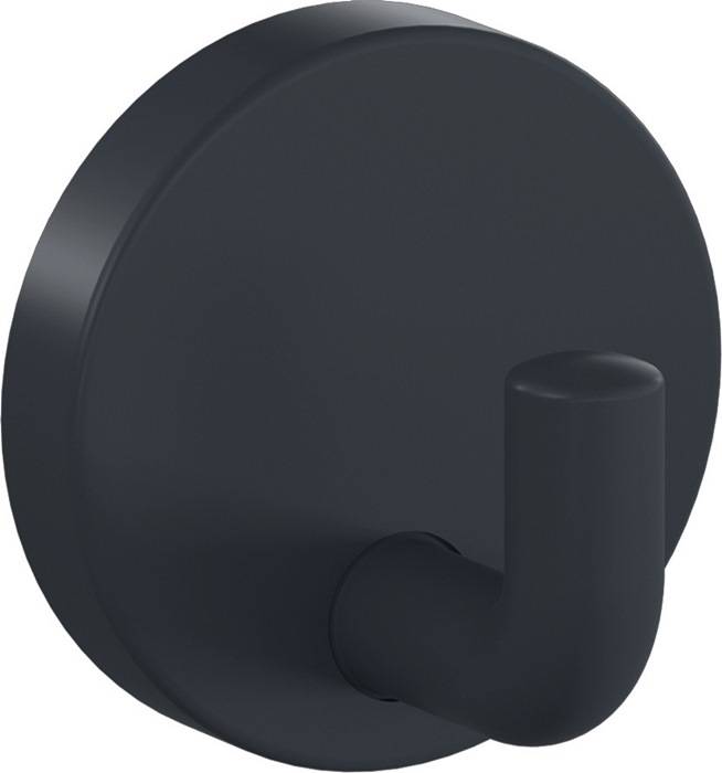 Einzelhaken 477.90B010 einfach A.45mm PA 92 grau ma D.50mm HEWI