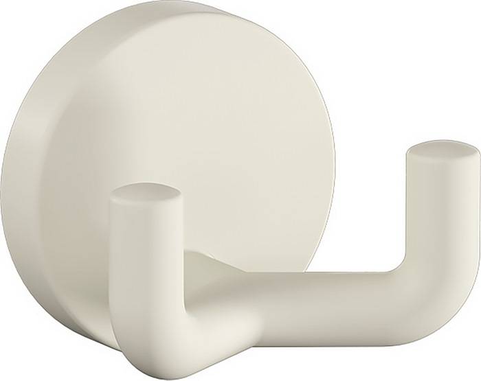 Doppelhaken 477.90B025 dop.A.43,5mm PA 99 reinweiß ma D.50mm HEWI