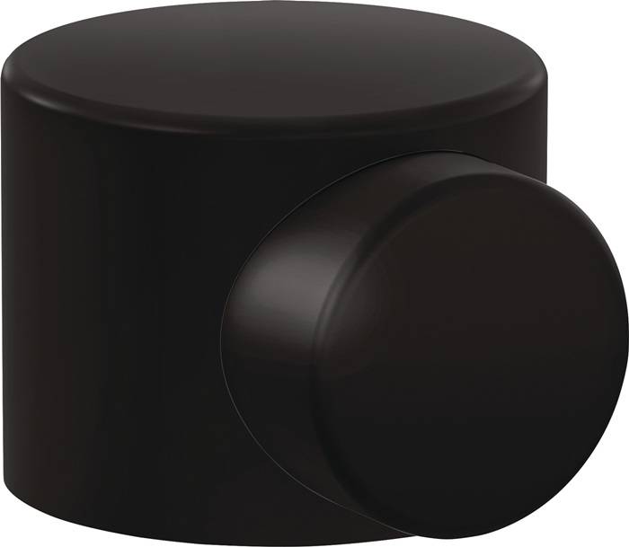 Bodentürpuffer 615B 90 D.52mm H.42,5mm Ku.90 tiefschwarz ma Dübelmontage HEWI