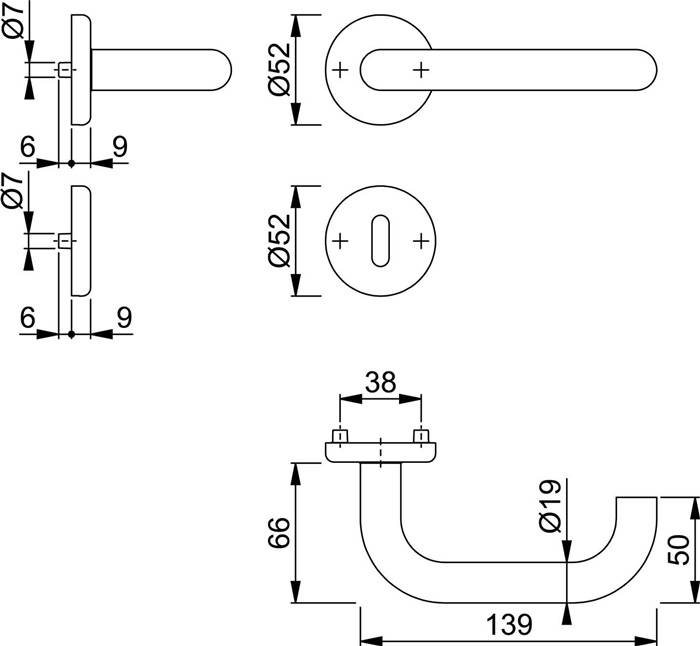 Rosettengrt.Baden E1388Z/17KV/17KVS VA F69 rd.OB DIN L/R D/D HOPPE