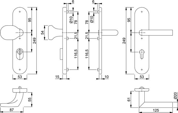 FS-Schutzgrt.Ams.FS-86G/3332ZA/3310/1400F VA F69 D/K TS 42-47mm PZ rd