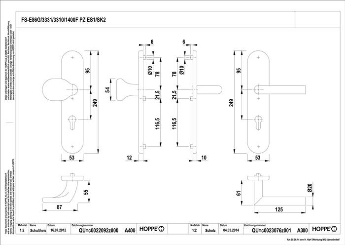 FS-Schutzgrt.Ams.FS-E86G/3331/3310/1400F VA F69 D/K TS 42-47mm PZ rd