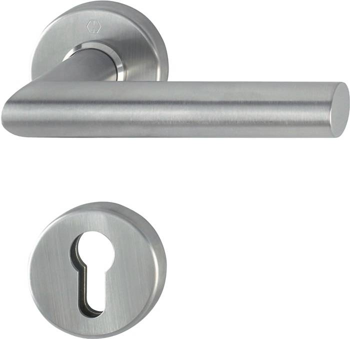 Rosettenhalbgarnitur Ams.E1400Z/42/42S VA F69 4-KT.8mm f.Kombischutz HOPPE