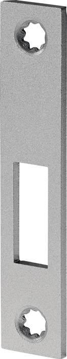 Schließbl.S413 STA silber B.20xL.105mm ktg.DIN L/R fl.BKS