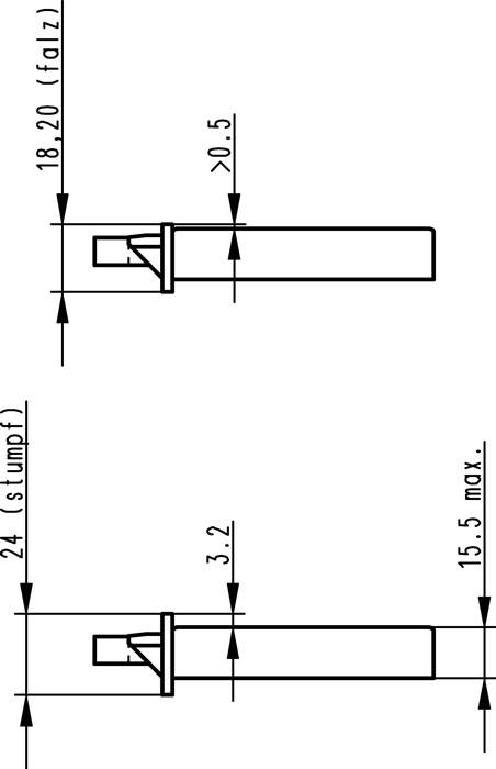 ZT-Einsteckschl.0415 PZW 18/ 55/72/8mm DIN L silber rd Kl 2 Zinkdruckgruss BKS