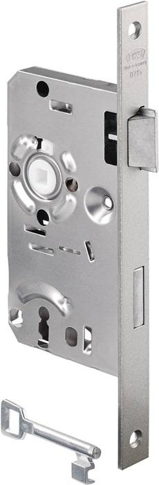 ZT-Einsteckschl.0215 BB 20/ 55/72/8mm DIN R silber ktg.Kl 1 Zinkdruckgruss BKS