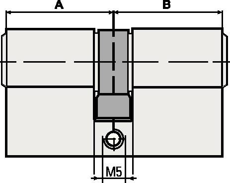 Profildoppelzylinder PZ 8800 31/31mm Anz.Schlü.3 versch.-schl.BKS