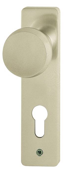 Knopfkurzschild 58/202K Alu. F1 Entf. 72mm PZ HOPPE