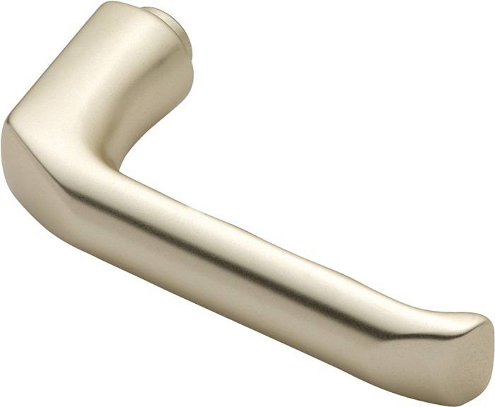 Türdrückerlochteil London 113H Alu.F2/neusilberfarbig 4-KT.10mm DIN L/R HOPPE