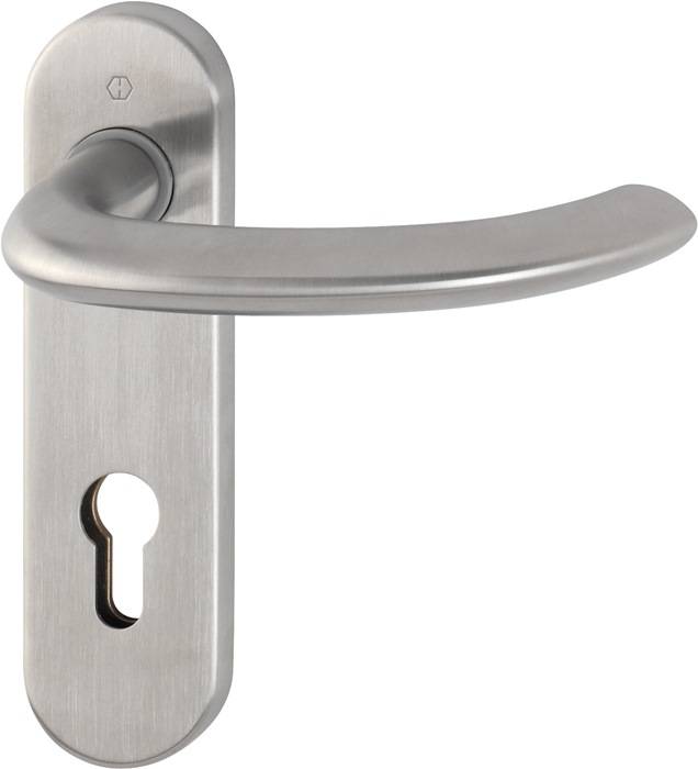 Kurzschildgarnitur Mar.E1138Z/353K VA F69 PZ rd Drückergrt.HOPPE