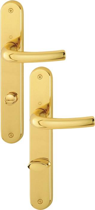Langschildgarnitur Tôkyô M1710RH/265 MS F71 SK/OL 78mm DIN L/R HOPPE