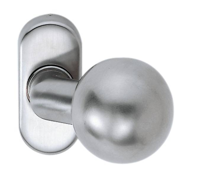 Profiltür-Knopf 2033/4010 Material Alu.F1 EDI