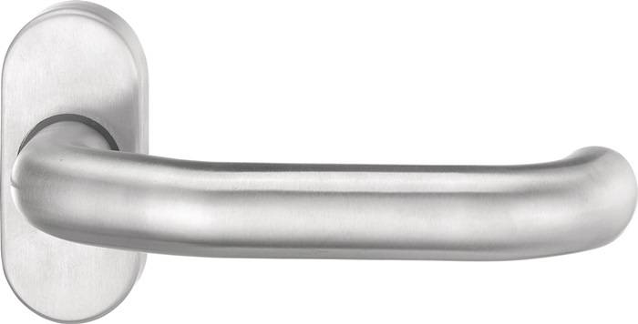 Profiltürdrückerlochteil 1800/2033 VA EST ov.8mm gekr.EDI