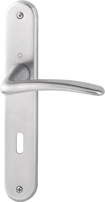 Langschildgarnitur Istanbul M171/332P MS F41 OB 72mm DIN L/R HOPPE