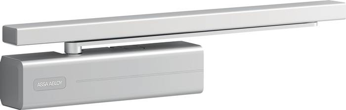 Gleitschienentürschließerset DC 700/ G 195 weiß 9016 EN 3-6 Normalausführung