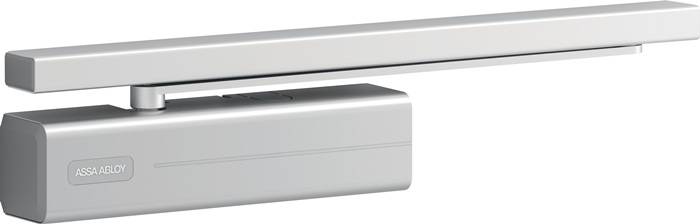 Gleitschienentürschließerset DC 500/ G 195 silber EN 1-4 Normalausführung