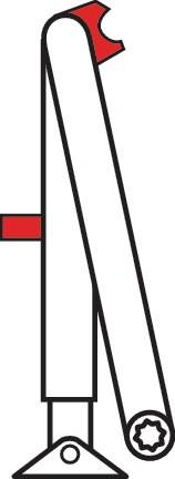 Rastfeststellarm silber Feststellgestänge f.TS 73 V u.TS 83 DORMAKABA