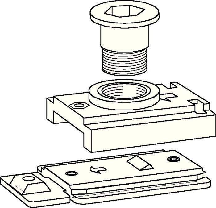 Rastfeststelleinheit RF f.Gleitsch.G-N 150Grad DORMAKABA