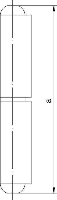 Profilrolle KO 41 Band-L.100mm STA blk Stift-Ø 10mm SIMONSWERK