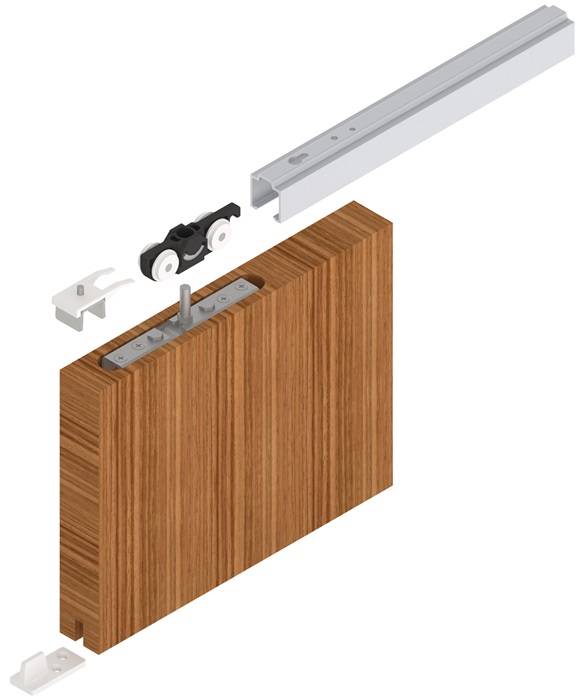 Schiebesyst.73 ME-V 80kg HLT ab 30mm Kompletts.HELM