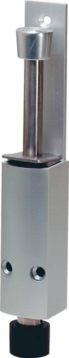 Türfeststeller 1222.02 Alu.silberf.lack.Hubh.60mm Türmontage KWS