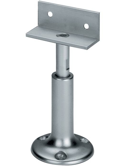 Trennwandstütze B.60mm H.100-120mm Alu.F1/naturf.höhenv.DENI