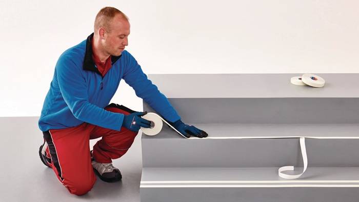 Antirutschklebeband 60953 beige fluoresz.L.15 m,B.25mm Rl.TESA 6 Stück