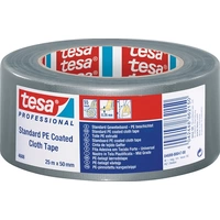 Gewebeband tesaband® Stand.4688 silber-matt L.25m B.50mm Rl.TESA 5 Stück Gewebeband tesaband® Stand.4688 silber-matt L.25m B.50mm Rl.TESA 5 Stück