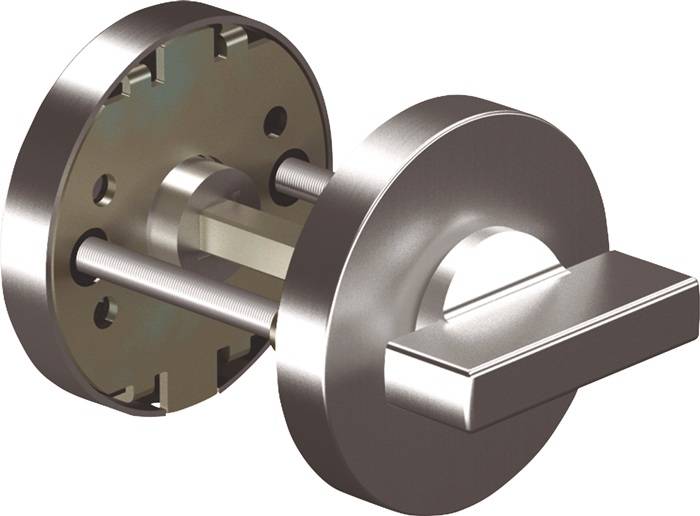 Schlüsselrosette 7122 WC AL Alu.F1 Schildst.9mm WC rd.OGRO