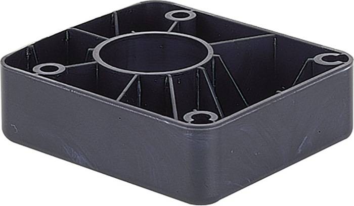 Gleiter f.Sockelverstellfuß Ku.schwarz Sockelhöhenversteller HETTICH 10 Stück