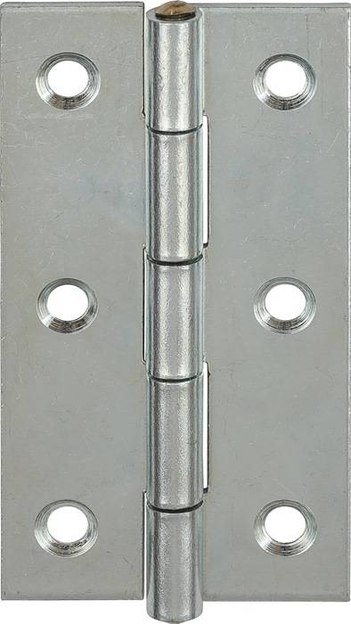 Scharnier H.100mm B.52mm S.1,6mm STA blau verz.gerollt,schmal VORMANN 20 Stück