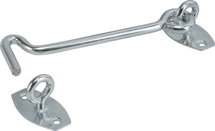 Sturmhaken L.120mm STA blau verz.m.Ösenplatte z.Schr.VORMANN 10 Stück