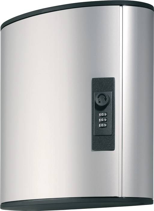 Schlüsselschrank Key-Box H280xB302xT118mm 1-türig Zahlenschl.Anz.Hak.36