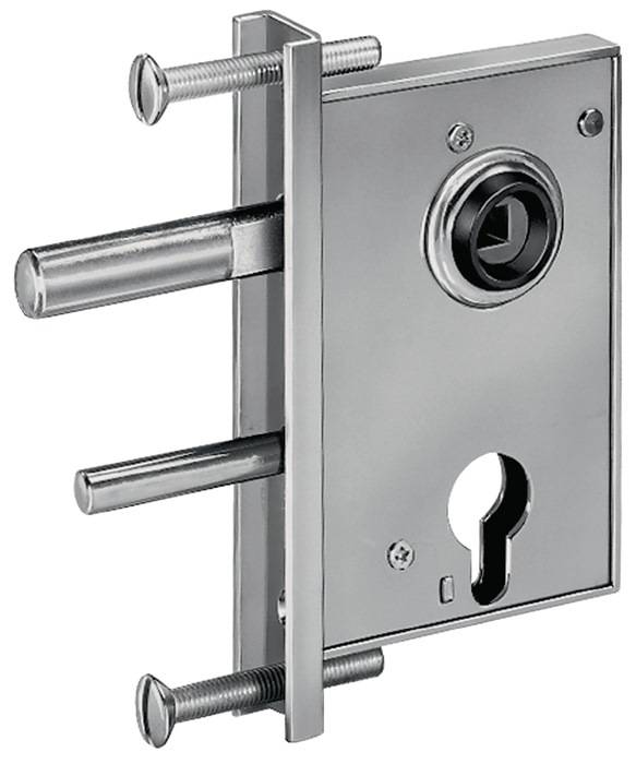 Gittertorschloss 107 Dornm.50mm verz.AMF