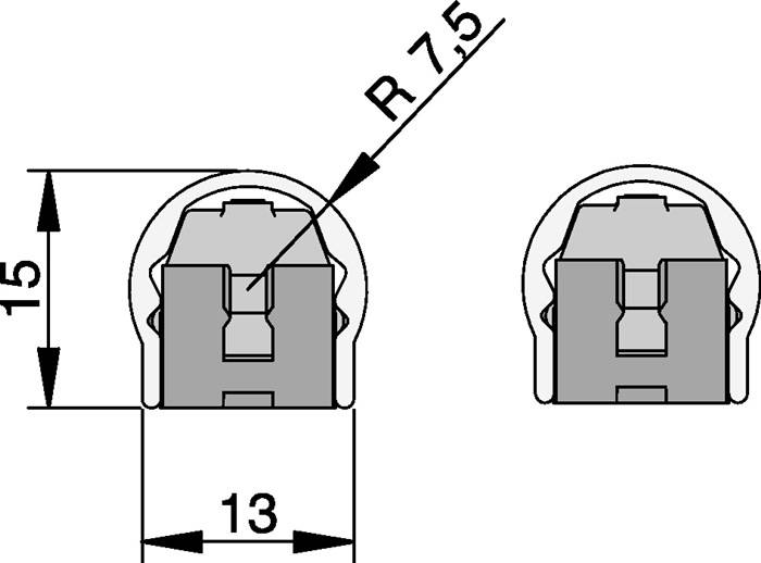 Fingersch.BS-BU-16K+ L.1980mm Bands.Band-D.15mm silberf.ATHMER