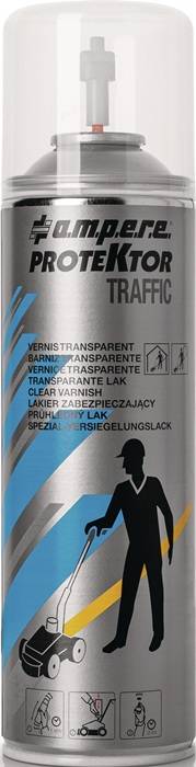 Spezial-Versiegelungslack PROTEKTOR TRAFFIC 500ml klar AMPERE 12 Stück