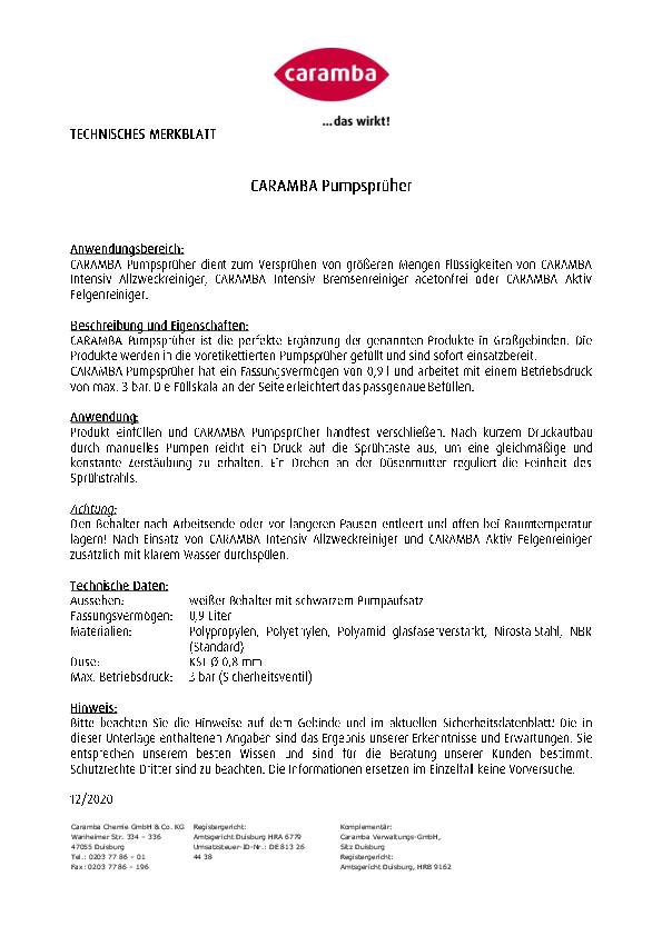 Drucksprüher 1l CARAMBA