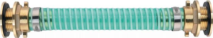 Regentonnen Verb.Set Messing,PVC Schl.-Gr.25mm IG 3/4 Zoll AG 1 Zoll GEKA