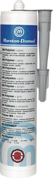 Kleb- u.Dichtstoff MD-MS Polymer grau 440g Kartusche MARSTON 20 Kartuschen