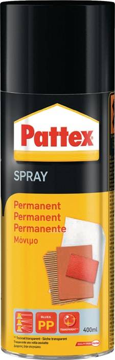 Sprühkleber Powerspray permanent transp./leicht beige 400 ml Spraydose PATTEX 6 Dosen