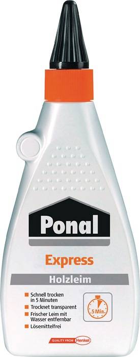 Holzleim Express 550g EN 204: D1,D2 Flasche PONAL 10 Stück