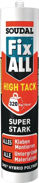 1K-Hybrid-Polymer Fix All HT weiß 420g Kartusche SOUDAL 12 Kartuschen