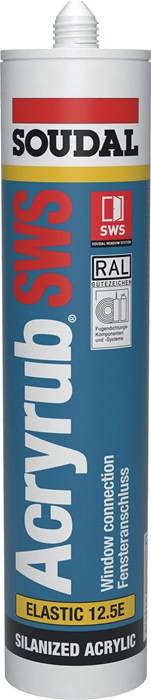 Acryl Acryrub SWS 310 ml weiß Kartusche SOUDAL 15 Kartuschen