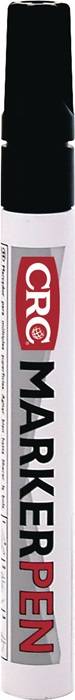Permanentmarker MARKERPEN schwarz Strich-B.1-4,5mm Schreibspitze wasserfest CRC 12 Stück