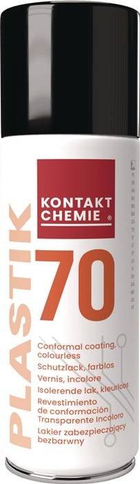 Leiterplattenschutzlack PLASTIK 70 farblos 200 ml Spraydose KONTAKT CHEMIE 12 Dosen