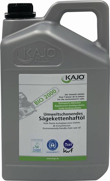 Sägekettenhaftöl BIO 2000 76 mm²/s (bei 40GradC) 5l Kanister KAJO