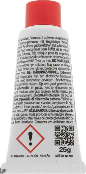 Härter f.prestolith® 2K-Spachtelmassen rot 25g Tube PRESTO