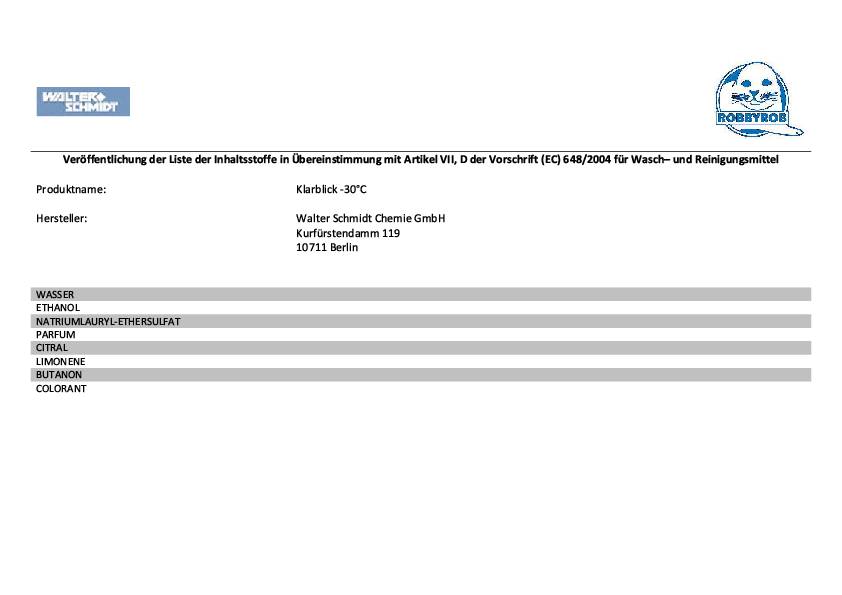 Scheibenreiniger m.Frostschutz gebrauchsfertig b.-30GradC 5l Stapelkanister