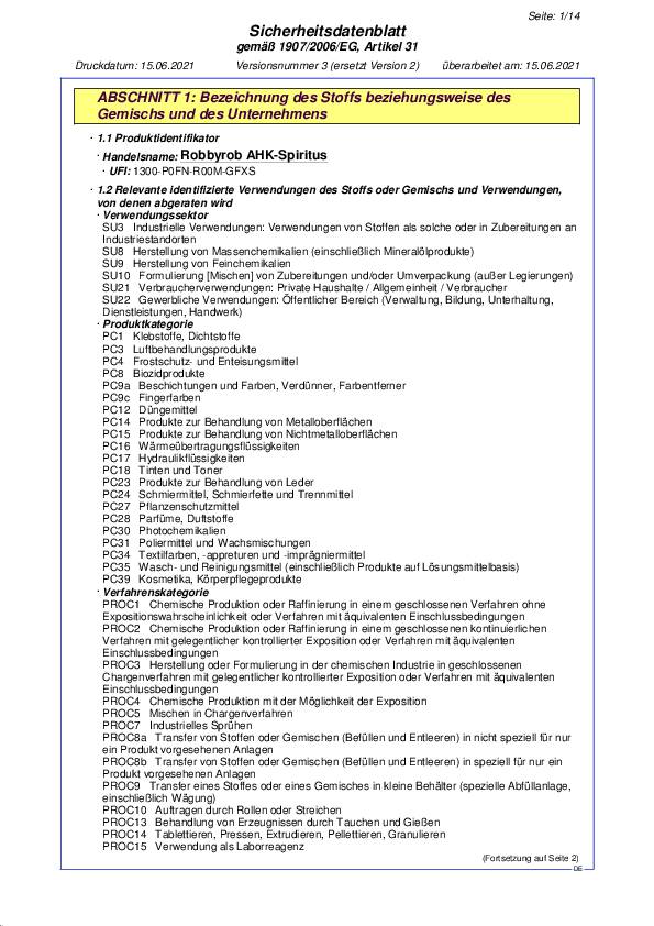 Brennspiritus AHK 5l Kanister ROBBYROB 3 Stück