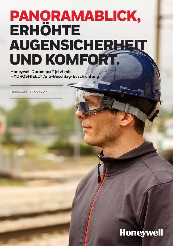Vollsichtschutzbrille DuraMaxx EN 166 Rahmen blau,Scheibe klar PC Honeywell